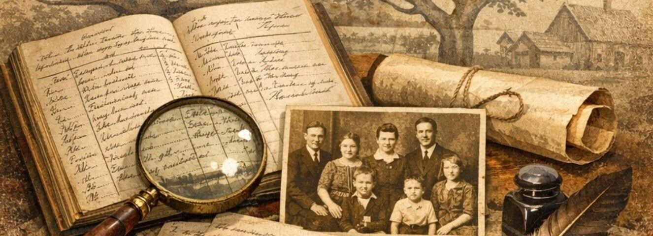 Jak se hledají rodinné kořeny aneb praktický průvodce genealogickým pátráním